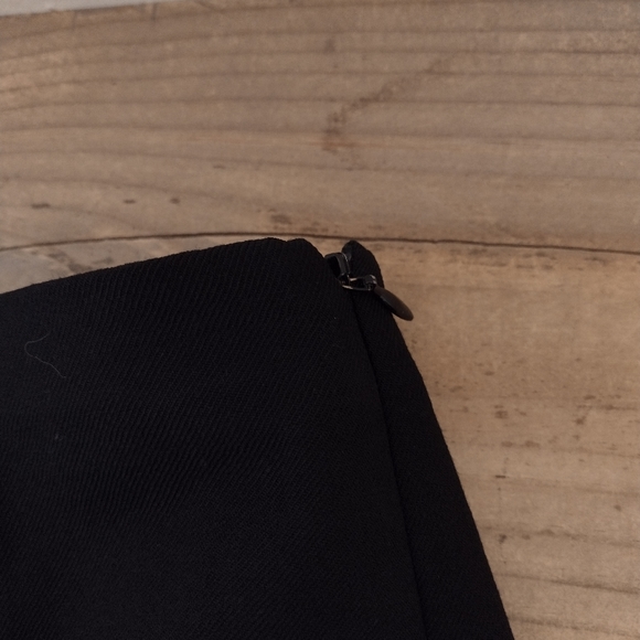 Talbots Vintage Black 100% Wool High Waist Slim Ankle Lined Trousers Size 10 - Picture 9 of 12